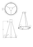 Фото 4 Подвесной светильник Freya FR4005PL-03G