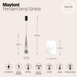 Фото 3 Подвесной светильник Maytoni P090PL-L12CH3K