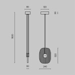 Фото 1 Подвесной светильник Maytoni MOD152PL-L1BK