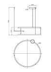 Фото 1 Подвесной светильник Maytoni MOD016PL-L52BK