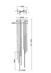 Фото Подвесной светильник Maytoni MOD236PL-L54BS3K