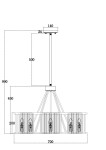 Фото 8 Подвесной светильник Maytoni MOD087PL-08G