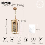 Фото 7 Подвесной светильник Maytoni MOD060PL-01G