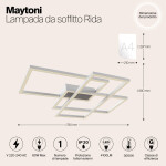 Фото 7 Потолочный светильник Maytoni MOD015CL-L80W