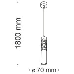 Фото 7 Подвесной светильник Technical P037PL-L11B4K