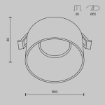 Фото 3 Встраиваемый светильник Technical DL047-01W