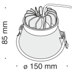 Фото 2 Встраиваемый светильник Technical DL039-L15W3K