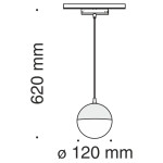 Фото 2 Трековый подвесной светильник Technical TR018-2-10W3K-B