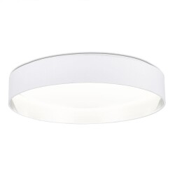 Фото SLE300552-01 Светильник потолочный Белый/Белый, Серебристый LED 1*50W 3000K/4000K/5000K BRESCIA