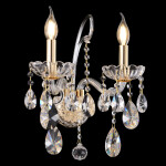 Фото 1 Бра Crystal Lux MONICA AP2 GOLD