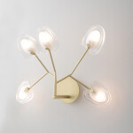 Фото 20 Бра Crystal Lux SOLE AP5 GOLD