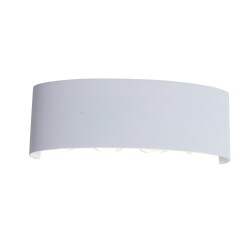 Фото SL089.501.08 Светильник уличный настенный ST-Luce Белый кварцевый LED 8*1W 4000K BISELLO