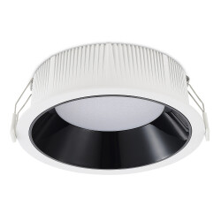 Фото ST755.438.18 Св-к встр. Черный LED 1*18W 3000K 1 620Lm Ra80 120° IP20 D160xH60 100-240V Встраиваемые светильники