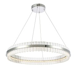 Фото SL383.123.01 Светильник подвесной ST-Luce Хром/Прозрачный LED 1*60W 3000K CHERIO