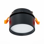 Фото 4 ST651.448.09 Встраиваемый поворотный светильник Черный LED 1*9W 4000K 720Lm Ra&gt;90 120° IP20 D85xH68 Встраиваемые светильники