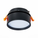 Фото 4 ST651.438.14 Встраиваемый поворотный светильник Черный LED 1*14W 3000K 1 100Lm Ra&gt;90 120° IP20 D105x Встраиваемые светильники