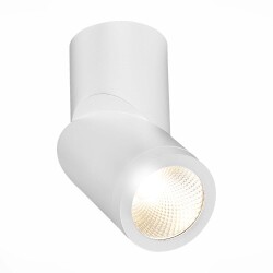 Фото ST650.532.10 Светильник потолочный Белый LED 1*10W 3000K 800Lm Ra&gt;90 38° IP44 D62xH151 165-265V Накладные светильники