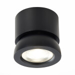 Фото 4 ST654.432.10 Светильник потолочный Черный LED 1*10W 3000K 850Lm Ra&gt;90 38° IP20 D95xH96 180-240V Накладные светильники