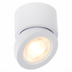 Фото ST654.532.10 Светильник потолочный Белый LED 1*10W 3000K 850Lm Ra&gt;90 38° IP20 D95xH96 180-240V Накладные светильники