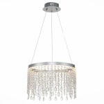 Фото SL6201.103.24 Люстра подвесная ST-Luce Серебристый/Прозрачный LED 1*24W 3000K/4000K/6000K VEGA