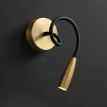 Фото 3 Настенный светильник MT9016-1W brass
