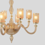 Фото 2 Люстра Crystal Lux SILVESTRO SP8 AMBER