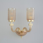 Фото 11 Бра Crystal Lux SILVESTRO AP2 AMBER