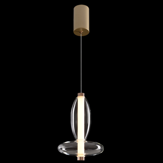 Фото Светильник подвесной Crystal Lux QUASAR SP7W LED TRANSPARENT