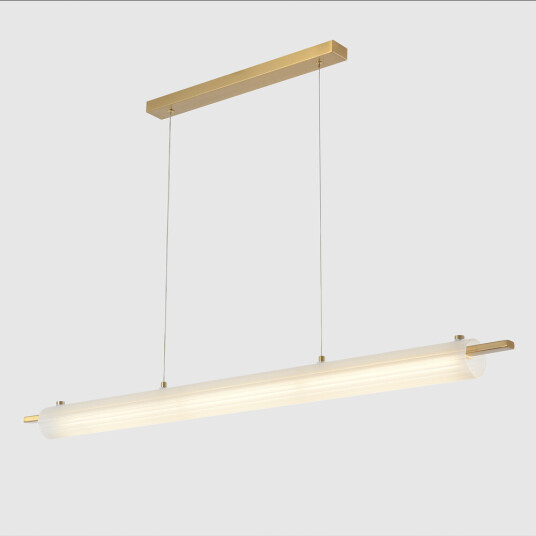 Фото Светильник подвесной Crystal Lux TUNNEL SP40 LED BRASS