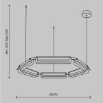 Фото 1 Подвесной светильник Maytoni MOD296PL-L60BS3K