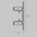 Фото 1 Комплектующие к светодиодной ленте Led Strip ALM-1848-W-2M