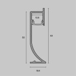 Фото 1 Комплектующие к светодиодной ленте Led Strip ALM-5314-S-2M