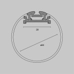 Фото 1 Комплектующие к светодиодной ленте Led Strip ALM-D60-S-2M