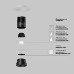 Фото 4 Встраиваемый светильник Technical DL119-10W-4K-TRS-B