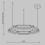 Фото 2 Подвесной светильник Maytoni MOD296PL-L40BS3K