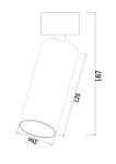 Фото 2 Потолочный светильник Technical C055CL-L12W3K