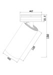 Фото 2 Потолочный светильник Technical C057CL-L12B3K