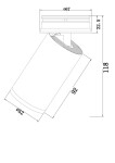 Фото 2 Потолочный светильник Technical C058CL-01B