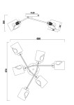 Фото 3 Потолочный светильник Freya FR5095CL-06G