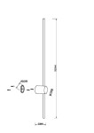 Фото 1 Настенный светильник (бра) Maytoni MOD237WL-L11BS3K