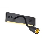 Фото 2 CL704471 Декарт Черный Св-к Настенный с USB