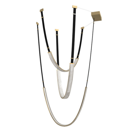 Фото Подвесной светильник MD24083001-3A black/gold