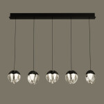 Фото Подвесной светильник MD24001033-5B black/clear