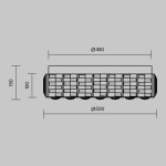 Фото 4 Потолочный светильник Maytoni MOD336CL-L100G3K