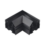 Фото Угол соединительный для встраиваемого магнитного трека в натяжной ПВХ потолок Crystal Lux CLT 0.234 01 BL