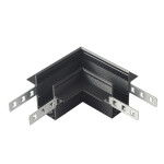 Фото 1 Соединитель для магнитного встраиваемого шинопровода для ГКЛ12,5 мм угловой Crystal Lux CLT 0.223 11 BL