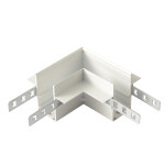 Фото 1 Соединитель для магнитного встраиваемого шинопровода для ГКЛ12,5 мм угловой Crystal Lux CLT 0.223 11 WH