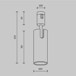 Фото 1 Трековый светильник Technical TR144-1-12W3K-W-PT