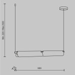 Фото 1 Подвесной светильник Maytoni MOD296PL-L20BS3K