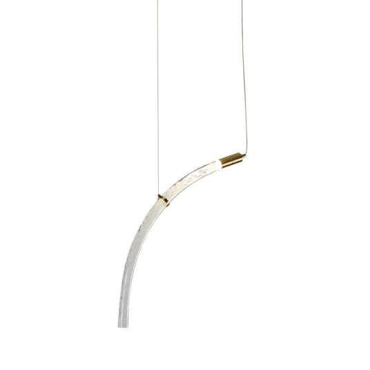 Фото Подвесной светильник OD2412-1 gold/clear